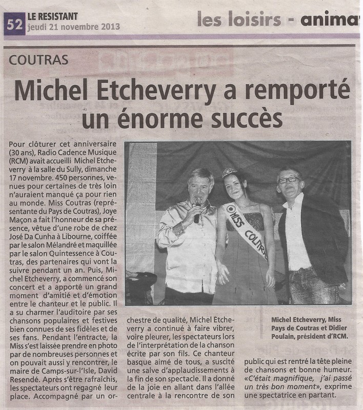 michel-coutras-succes-2013